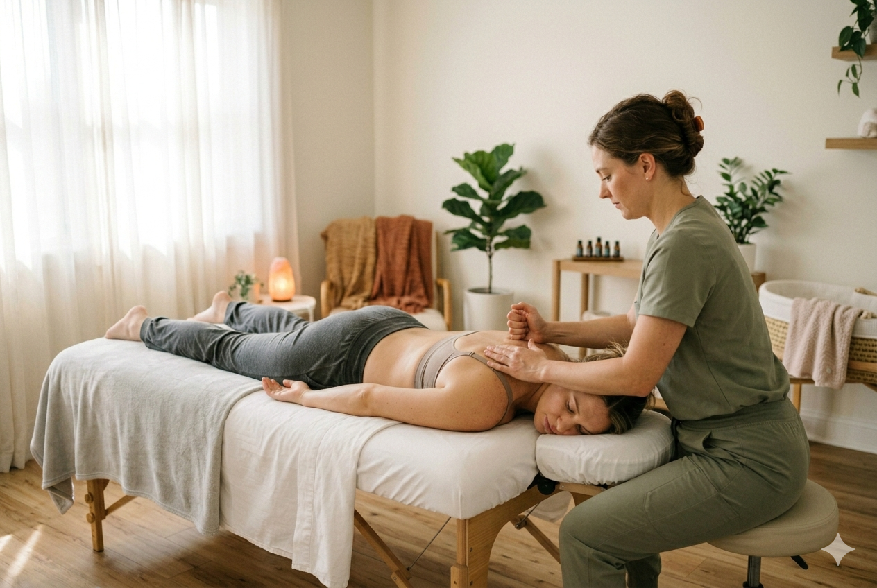 Deep tissue massage pain relief Mountain View CA